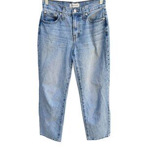 Madewell The Perfect Vintage Straight Womens High Rise Cotton Denim Jean 25P